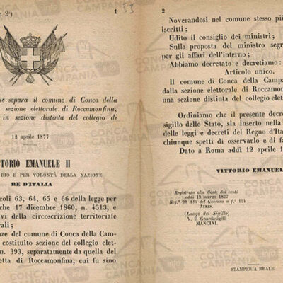 Regio Decreto 3764 del 12 aprile 1877
